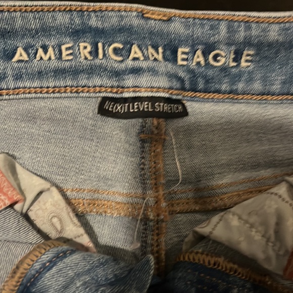These shorts are American Eagle, next level stretch, high rise shorties. - Picture 2 of 3